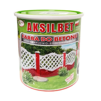 AKSILBET, FARBA DO OGRODZEŃ, FARBA DO BETONU